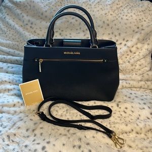 Michael Kors Hailee Medium Satchel Leather Bag